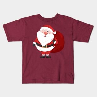 Cute santa claus for christmas day Kids T-Shirt